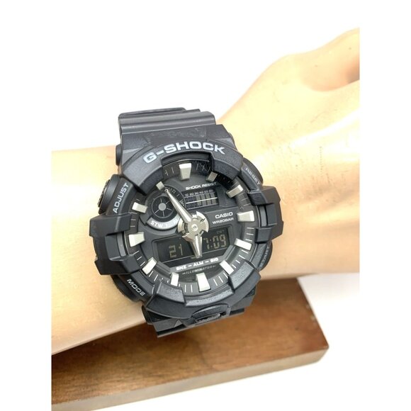 Casio G-Shock Men's Watch GA700-1B Quartz Black Resin Analog Digital 51mm 5522 - Picture 12 of 15